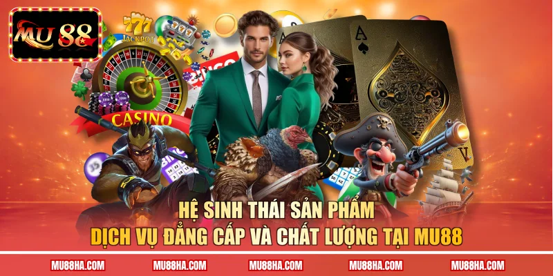 Hệ sinh thái sản phẩm dịch vụ đẳng cấp và chất lượng tại MU88